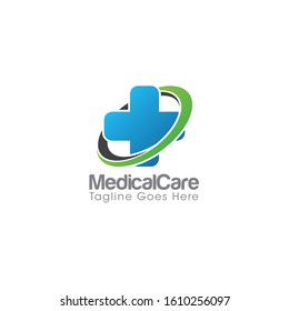 Cross Medical Logo and Icon Vector Template
