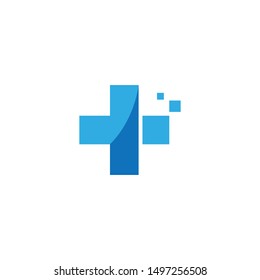 Cross Medical Logo template vector illustration design
