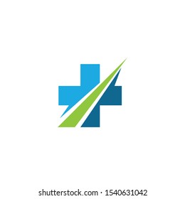 Cross Medical Logo template vector illustration design