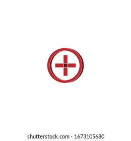 Cross Medical Logo template vector illustration design