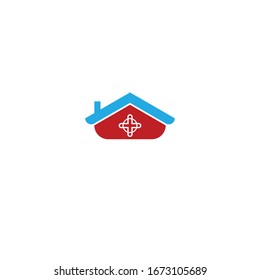 Diseño de ilustración vectorial de la plantilla de logotipo médico cruzado