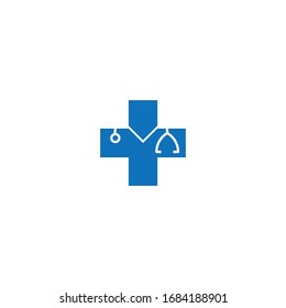 Cross Medical Logo template vector illustration design