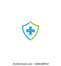 Design für die Vektorillustration von Cross-Medical-Logos