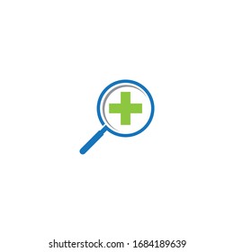 Design für die Vektorillustration von Cross-Medical-Logos