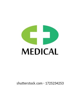 Cross Medical Logo template vector illustration design