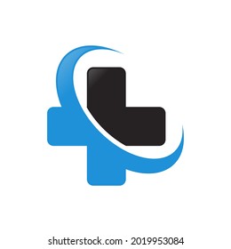 Kreuz-Logo-Vorlage, Vektorsymbol