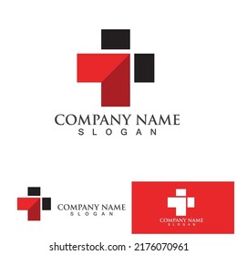 Cross Medical Logo template vector illustration design