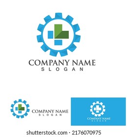 Cross Medical Logo template vector illustration design