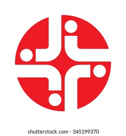 cross medical logo vector.