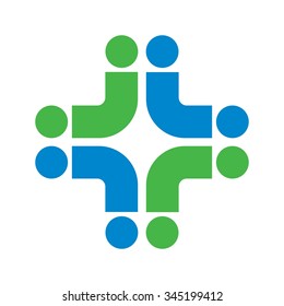 cross medical logo vector.