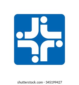 cross medical logo vector.