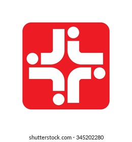 cross medical logo vector.