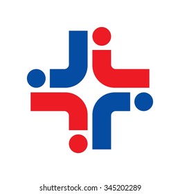 cross medical logo vector.