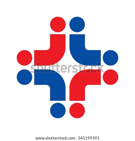 cross medical logo vector.