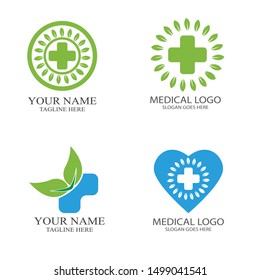 CROSS MEDICAL LOGO VECTOR TEMPLATE ILUSTRATION DESIGN
