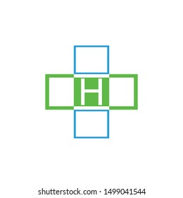 CROSS MEDICAL LOGO VECTOR TEMPLATE ILUSTRATION DESIGN