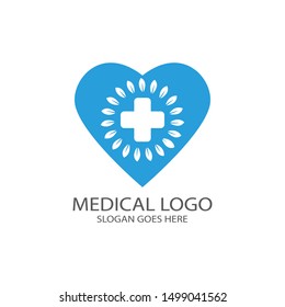 CROSS MEDICAL LOGO VECTOR TEMPLATE ILUSTRATION DESIGN