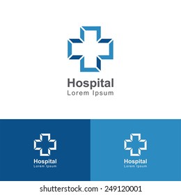 Cross medical pharmacy icon