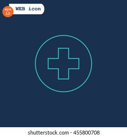  Cross Medicine icon Vector.
