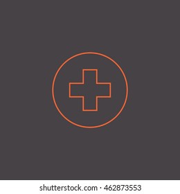  Cross Medicine icon Vector.
