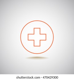  Cross Medicine icon Vector.