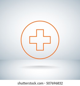  Cross Medicine icon Vector.