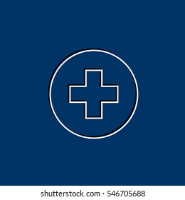  Cross Medicine icon Vector.