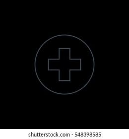  Cross Medicine icon Vector.