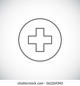 Cross Medicine icon Vector.