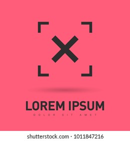 Cross minimal icon. Mark line vector icon for websites and mobile minimalistic flat design.