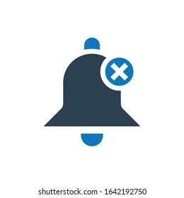 cross notification glyph icon vector - ui icon vector 