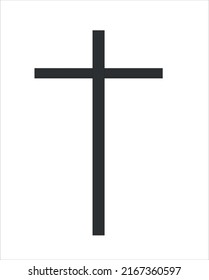  cross on a white . religion vector