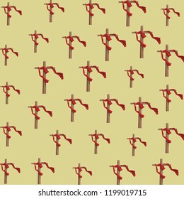 Cross pattern background