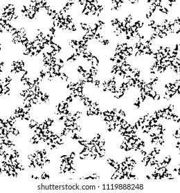 Cross pattern. Black white geometric seamless texture. Monochrome vector design print. Trendy graphic repeating print. Simple geometry background. Stylish abstract linear ornament