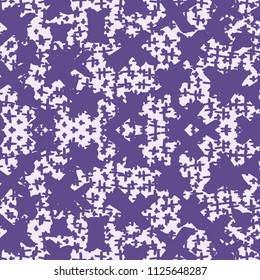 Cross pattern. Ultraviolet geometric seamless texture. Flat vector design print. Mimimal graphic repeating tile. Simple geometry background. Modern abstract linear ornament. 