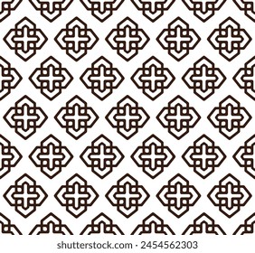 Cross Pattern, vintage care background plus sign line interior pattern. Great for mobile app, web, print etc.