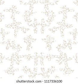 Cross pattern. White ivory geometric seamless texture. Monochrome vector design print. Japanese graphic repeating tile. Kimono background. Stylish abstract linear ornament
