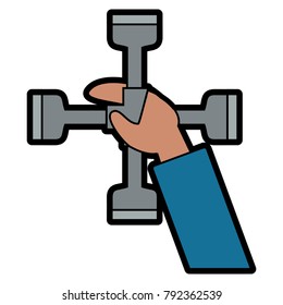 cross piece tool icon
