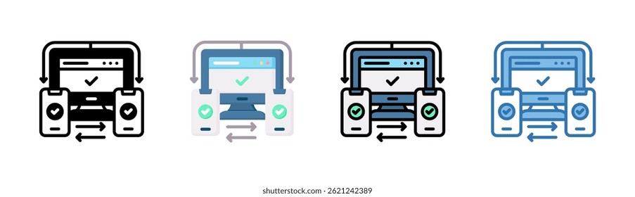 Cross Platform Icon Element For Design