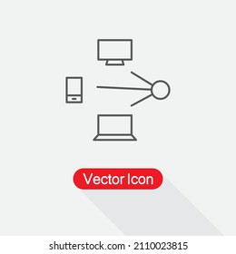 Cross Platform Icon Vector Illustration Eps10