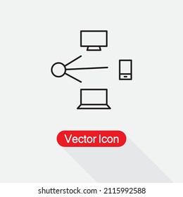 Cross Platform Icon Vector Illustration Eps10