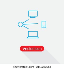 Cross Platform Icon Vector Illustration Eps10