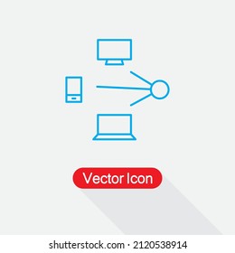 Cross Platform Icon Vector Illustration Eps10