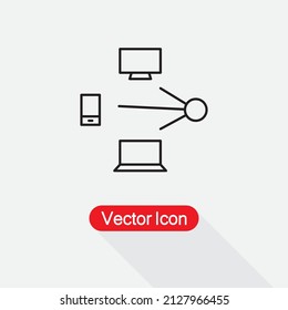 Cross Platform Icon Vector Illustration Eps10