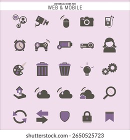 Cross Platform Universal Icons for mobile app and web