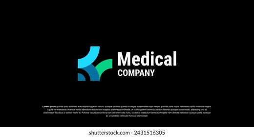 Cross plus logo icon design template elements. Medical logotype