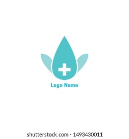 Cross plus medical logo icon design template elements