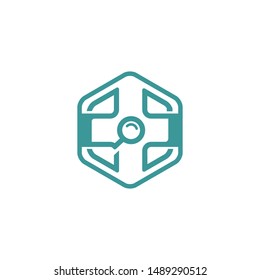 Cross Plus medical logo vector design template
