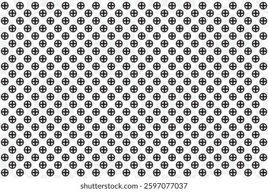 cross or plus sign seamless pattern on Transparent background. EPS 10.