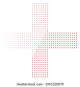 Cross (plus sign, symbol) for healthcare or generic logo usage